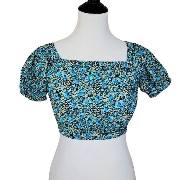 NWT‎ BP Floral Crop Top Size X-Small - Picture 1 of 9